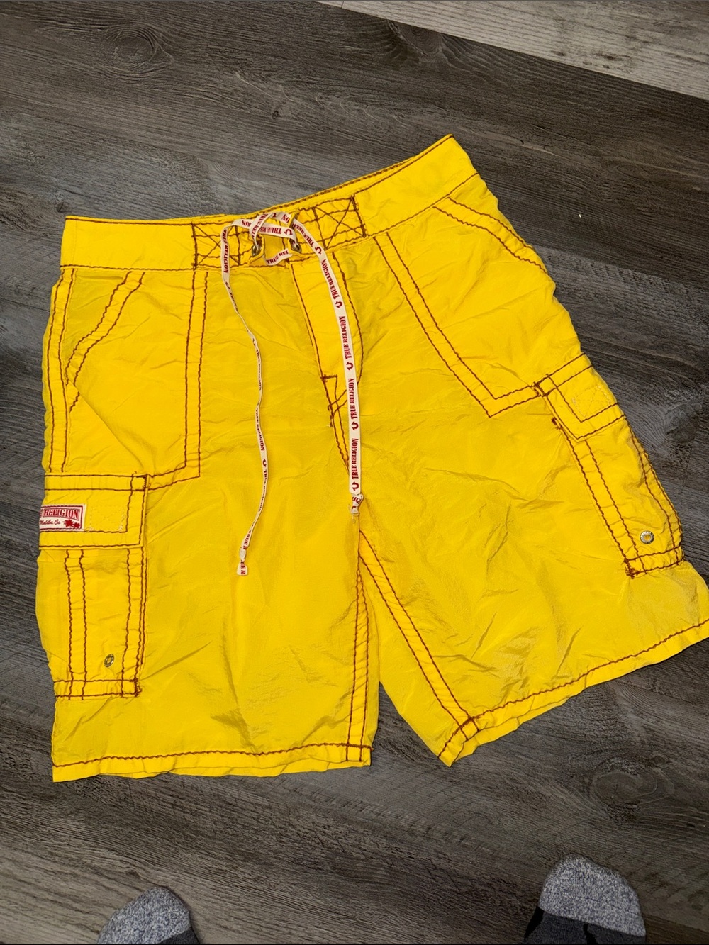 True Religion surf trunks swim swimwear shorts